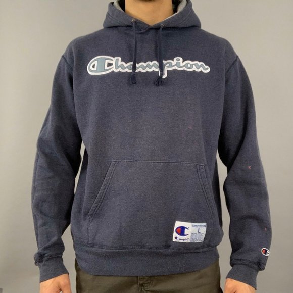 champion spell out hoodie